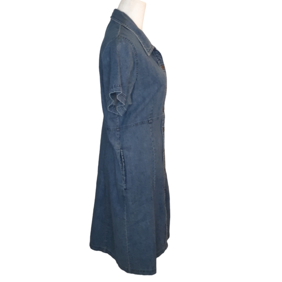 LL Bean size 12 Denim Dress - Picture 3 of 7